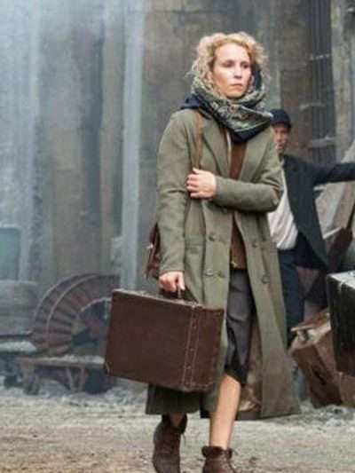 Noomi Rapace Child 44 Green Trench Coat