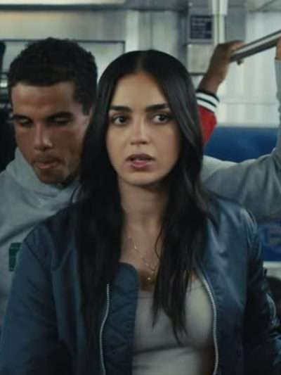 Melissa Barrera Scream 6 Blue Bomber Jacket