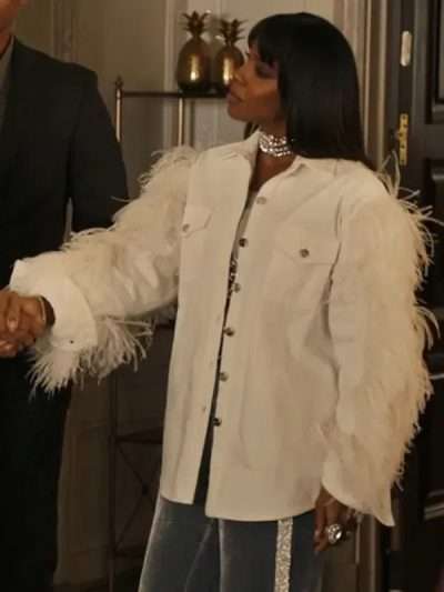 Kelly Rowland The Equalizer White Jacket