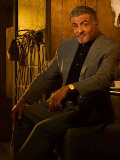 Tulsa King S01 Sylvester Stallone Grey Suit
