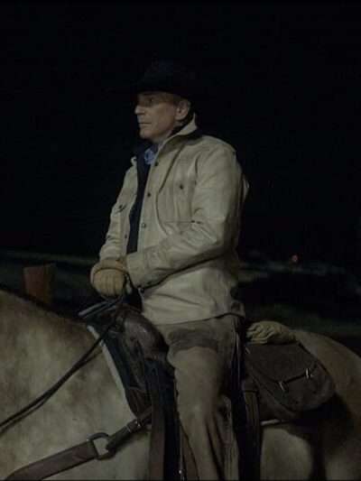 Kevin Costner Yellowstone S05 Leather Jacket