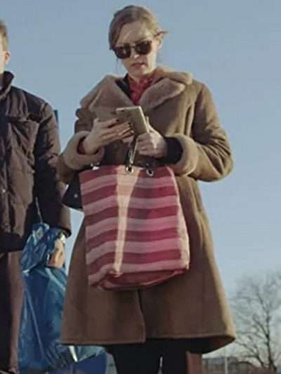 Elisa Beuger Onder water Suede Leather Coat