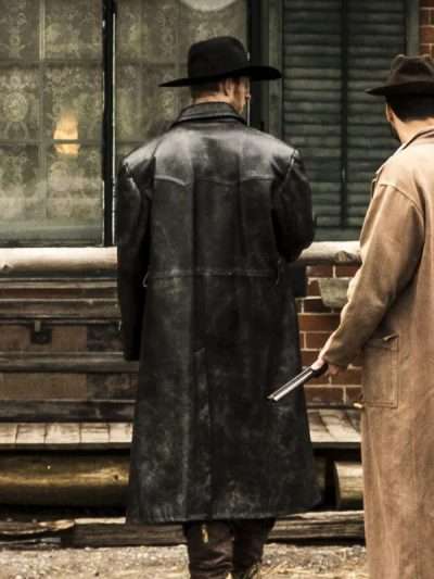 Reece Presley Bloodslinger Black Leather Coat