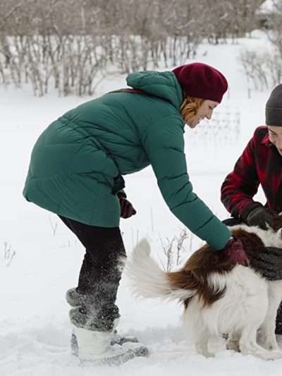 Brittany Snow Christmas with the Campbells Puffer Jacket