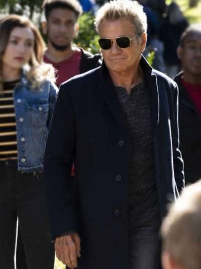 Martin Kove Cobra Kai Black Trench Coat