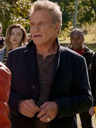 Martin Kove Cobra Kai Black Trench Coat