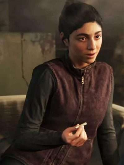 Dina The Last of Us: Part II Suede Leather Vest
