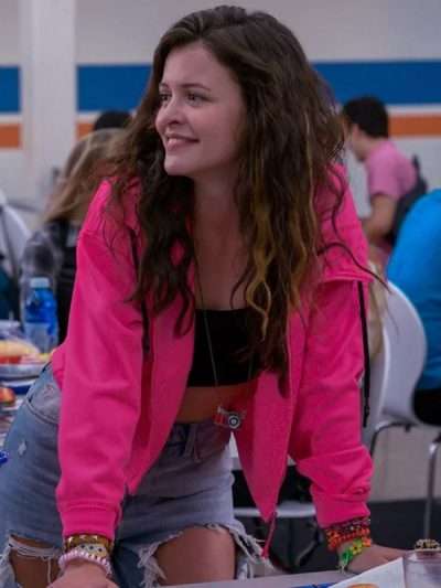 Sara Waisglass Ginny & Georgia Pink Hooded Jacket