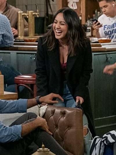Francia Raisa How I Met Your Father Trench Black Coat