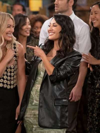 Francia Raisa How I Met Your Father Leather Blazer