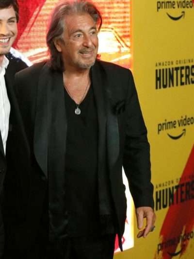 Al Pacino Hunters Event Night Black Suit