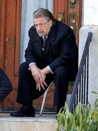 Al Pacino Hunters Black Wool Coat