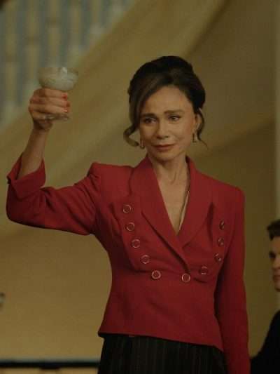 Lena Olin Hunters S01 Red Blazer