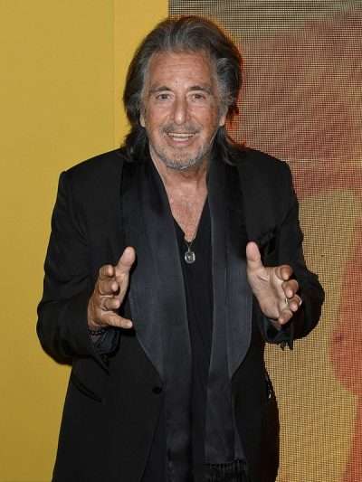 Al Pacino Hunters Event Night Black Suit