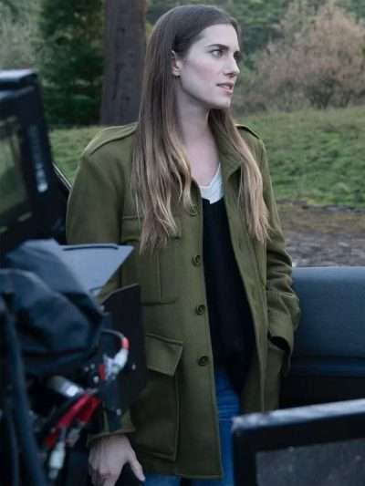 Allison Williams M3GAN Green Coat