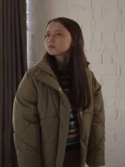 Violet McGraw M3GAN Green Puffer Jacket