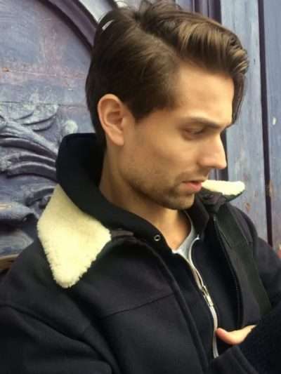 Pablo Alarson Porte de Vincennes Black Shearling Jacket
