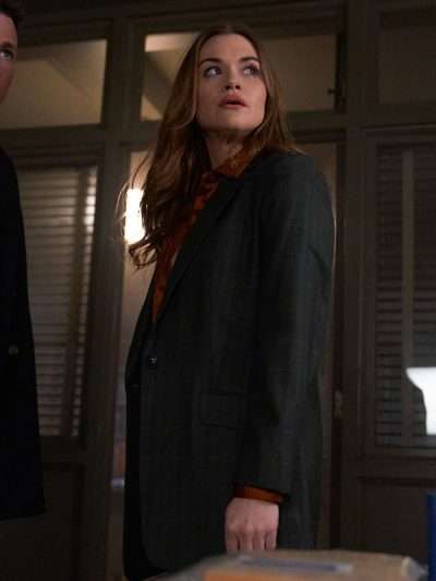 Holland Roden Teen Wolf: The Movie Black Coat