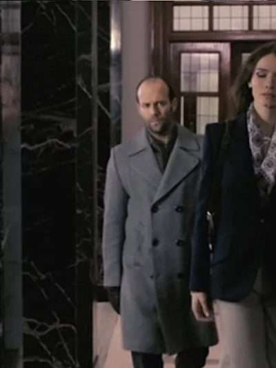 Jason Statham The Bank Job Wool Grey Coat