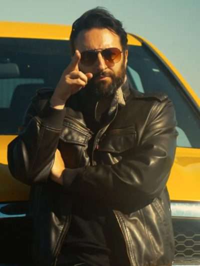 Michael Fredianelli The Longest Run Black Leather Jacket