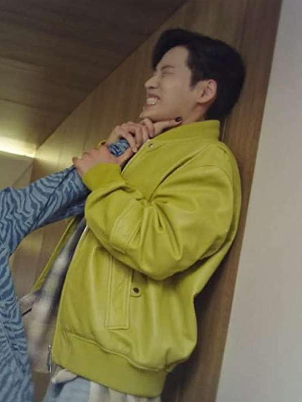 Ji-On Yoon Tomorrow Bomber Leather Jacket