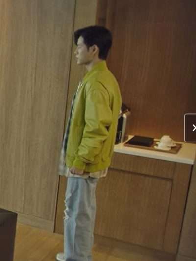 Ji-On Yoon Tomorrow Bomber Leather Jacket