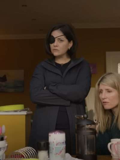 Sarah Greene Bad Sisters Black Coat