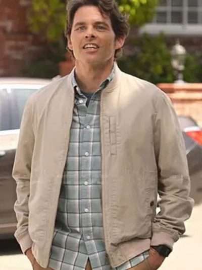 James Marsden Dead to Me Bomber Jacket