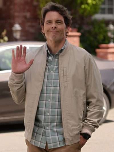 James Marsden Dead to Me Bomber Jacket