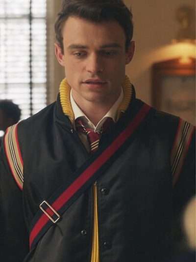 Thomas Doherty Gossip Girl Black Jacket