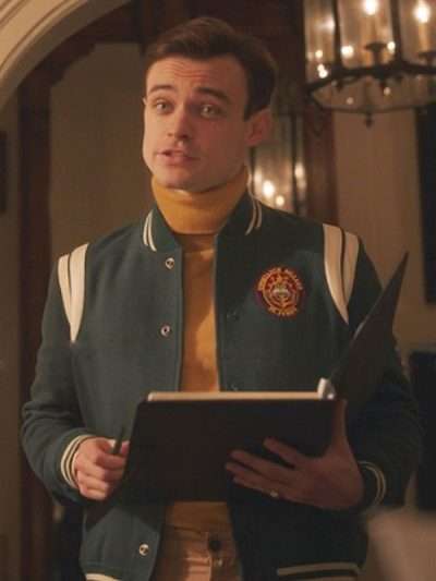 Thomas Doherty Gossip Girl Bomber Jacket