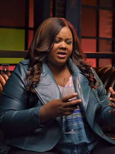 Nicole Byer Grand Crew Leather Jacket