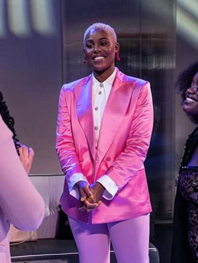 Jerrie Johnson Harlem Movie Event Pink Blazer