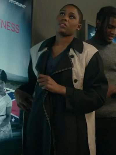 Jerrie Johnson Harlem Black Trench Coat