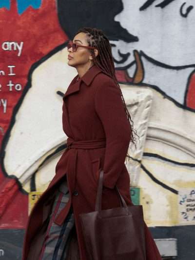 Meagan Good Harlem Wool Coat