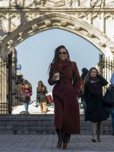 Meagan Good Harlem Wool Coat