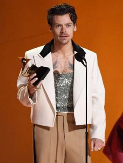 Harry Styles Grammys Awards Off White Blazer