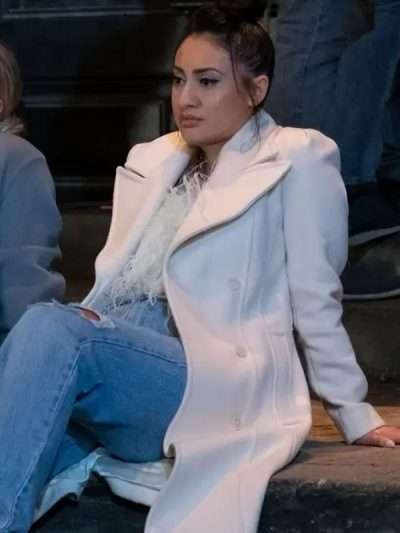Francia Raisa How I Met Your Father White Trench Coat