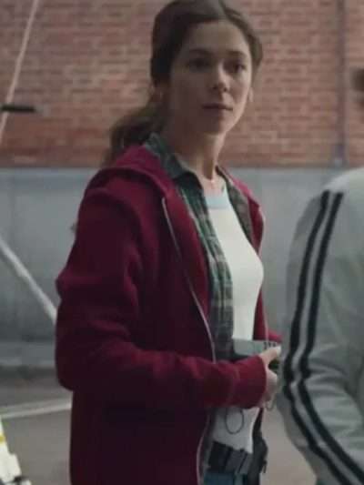 Georgina Amorós In Love All Over Again Red Hoodie