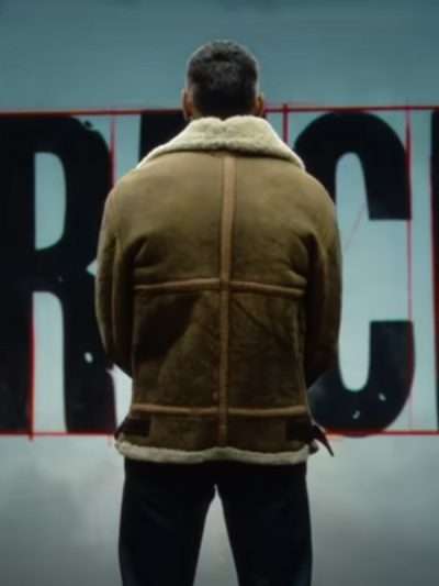 Joel Sánchez Berlin Shearling Suede Leather Jacket