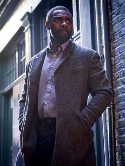 Idris Elba Luther: The Fallen Sun Trench Coat