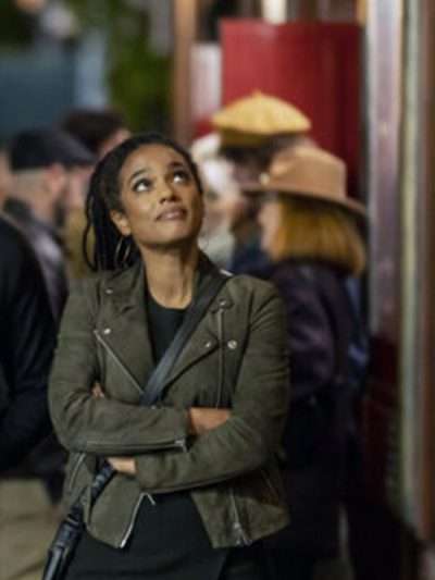 Freema Agyeman New Amsterdam Suede Leather Jacket