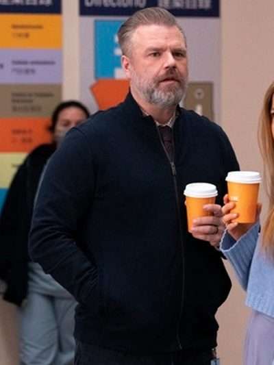 Tyler Labine New Amsterdam Black Bomber Jacket