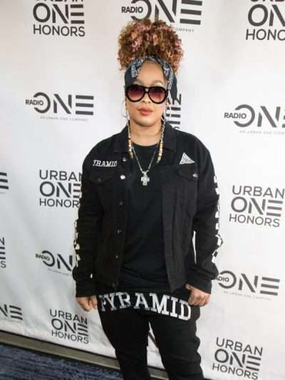 Da Brat American Rapper Black Jacket