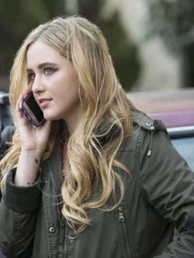 Kathryn Newton Supernatural Green Cotton Hooded Jacket