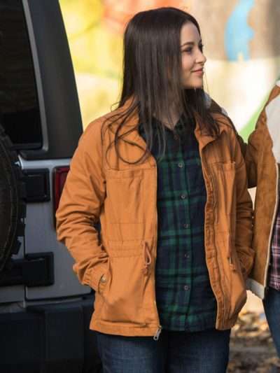 Katherine Ramdeen Supernatural S13 Brown Jacket