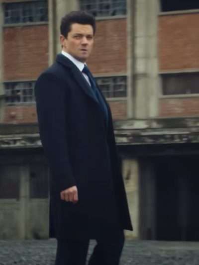 Dominic Cooper The Gold Black Trench Coat