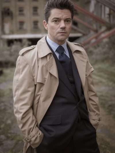 Dominic Cooper The Gold Trench Coat