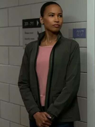 The Night Agent S01 Fola Evans-Akingbola Green Jacket