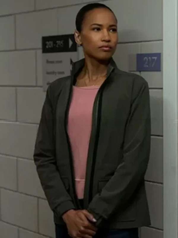 The Night Agent S01 Fola Evans-Akingbola Green Jacket